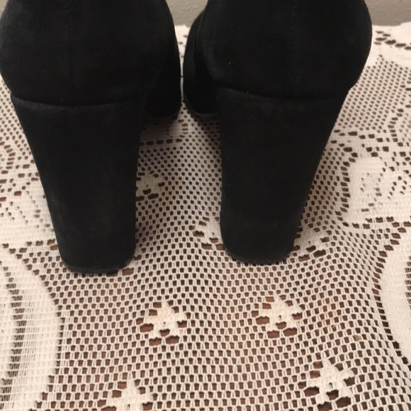 Steve Madden Sz 7 Ankle Boots Black - Picture 8 of 9